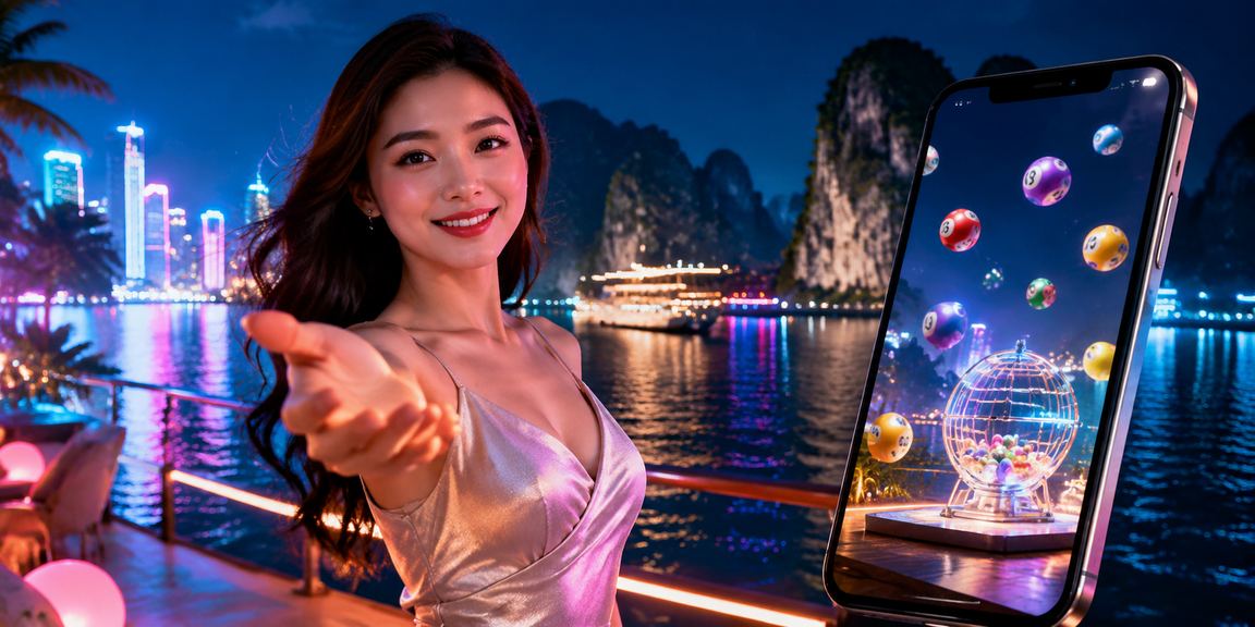 Phong cảnh đêm tại Hạ Long rực rỡ ánh đèn